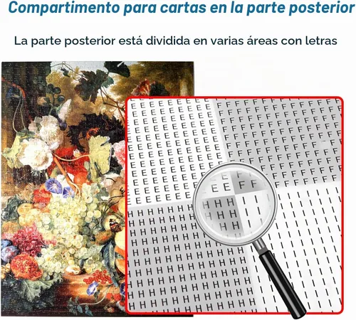 Vista 6 de Bgraamiens Puzzle-Fruit Feast-Rompecabezas cuadrado de 1000 piezas para adultos