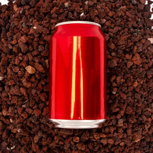 Vista 3 de Aditivo de suelo de roca de lava roja de 18 libras para cactus suculentas, piedras de roca volcánica para plantas