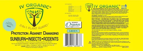 Vista 2 de IV Organic Protector de plantas 3 en 1, 1 pinta (verde)