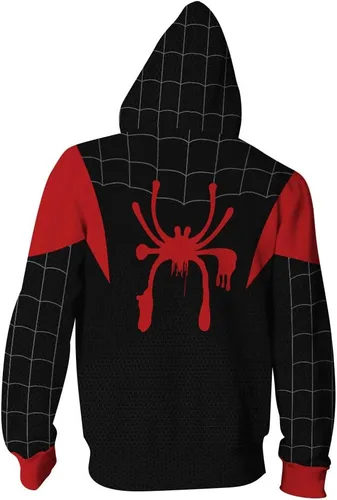 Vista 2 de Plustrong Sudadera con capucha unisex con estampado 3D y bolsillos
