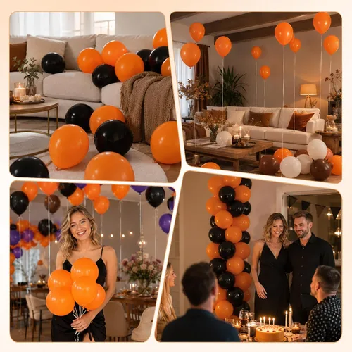 Vista 238 de Globos negros
