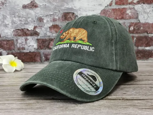 Vista 2 de Hepandy Embroidered California Bear Baseball Hats