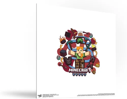 Vista 3 de Trends International Gallery Pops Minecraft - Paquete de arte de pared Funtage Explore (paquete de 6)
