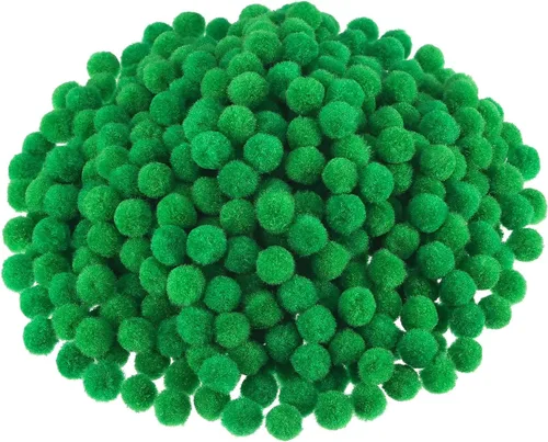 Vista 14 de Blulu - Pompones para manualidades y suministros de hobby, 500 unidades, 0.5 in