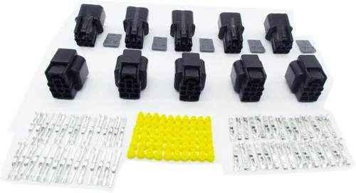 Vista 2 de 5 juegos KUM NMWP (090) serie 6 pin negro impermeable macho y hembra conector de cable auto PB621-06020 PB625-06027
