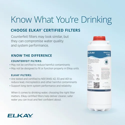Vista 5 de Elkay WaterSentry 51300C - Filtro con certificación NSF/ANSI de microplásticos (3 unidades)