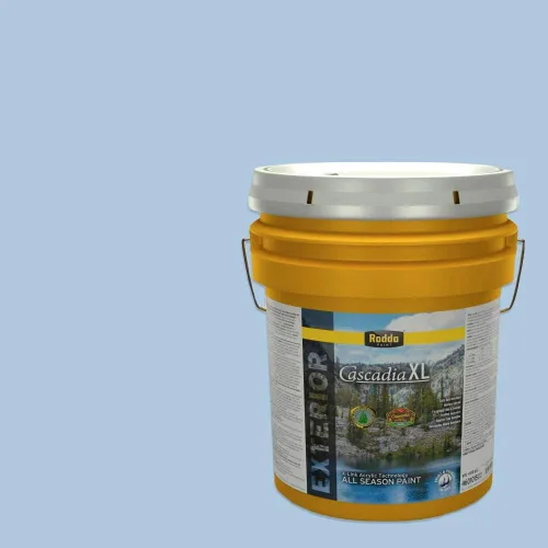 Vista 154 de Rodda Paint CASCADIA XL - Pintura satinada e imprimación para exteriores en uno, cuarto de galón, idea abstracta