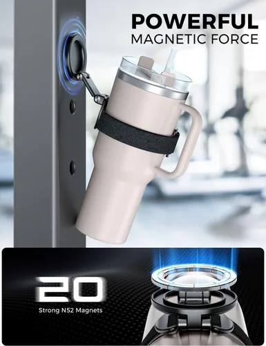 Vista 3 de eSamcore Stanley Cup Soporte magnético para teléfono Magsafe, accesorios plegables para botellas de agua, soporte de teléfono móvil para iPhone