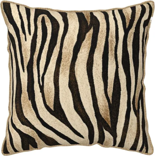 Vista 10 de Funda de almohada de terciopelo con estampado de leopardo y guepardo de 18 x 18 pulgadas, funda de almohada cuadrada decorativa en blanco y negro