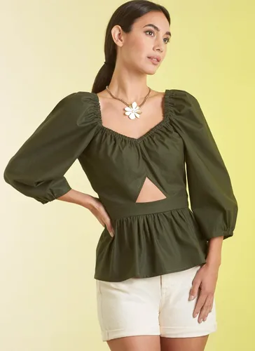 Vista 4 de Simplicity Misses' Tops - Paquete de patrones de costura, código S9749, tallas 8-10-12-14-16, multicolor