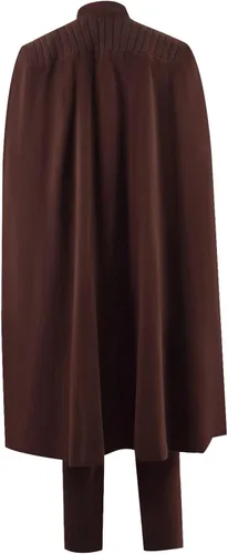 Vista 3 de Count Dooku - Disfraz de cosplay para hombre, camiseta de Dooku, pantalones de capa, bata de uniforme de Halloween