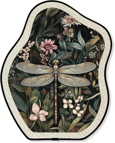 Vista 46 de KVEKVE Dark Academia - Decoración ovalada enmarcada para pared, paisaje gótico, naturaleza, luna Moody, decoración colgante, para pared o mesa