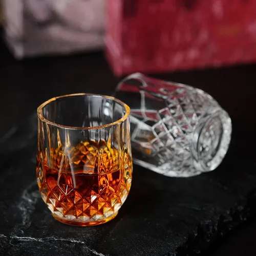Vista 7 de Juego de 6 mini vasos de chupito de 3 onzas/tequila whisky de sabor lindo transparente