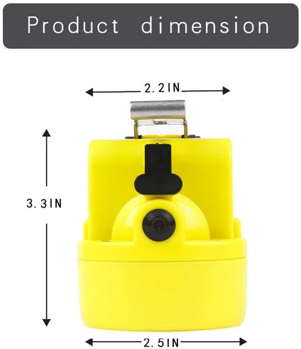 Vista 4 de Linterna frontal LED recargable, resistente al agua, a prueba de explosiones, casco de alta potencia para minería de carbón, caza de capullas