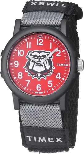 Vista 33 de Timex Reloj unisex Collegiate Recruit de 1.496 in - Tennessee Volunteers con correa de tela negra