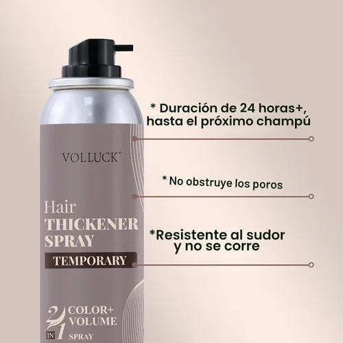 Vista 6 de Raíz retoque para arriba el espray temporal del color del cabello #1 café oscuro