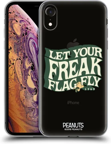 Vista 125 de Head Case Designs Funda de gel suave con licencia oficial de Peanuts Freak Flag Fly Woodstock 50th compatible con Apple iPhone 7 Plus/iPhone 8 Plus