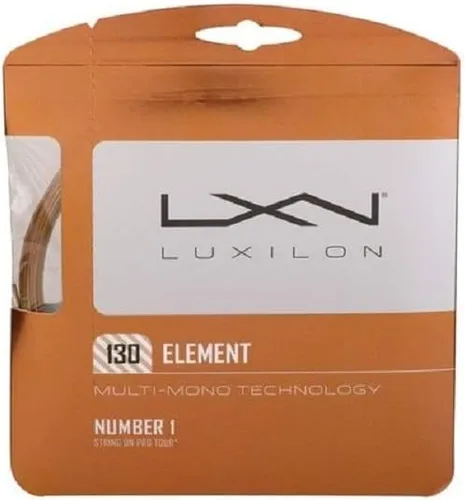 Vista 2 de Luxilon Element 130 - Juego de cuerdas de tenis, color bronce
