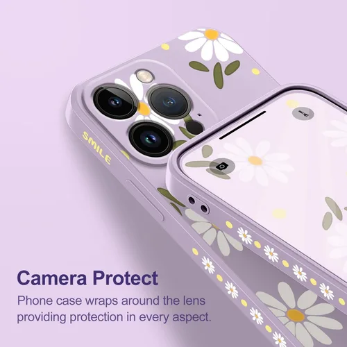 Vista 5 de LEECG Funda para iPhone 12 Pro Max, diseño creativo con estampado floral de mariposa de astronauta, funda de teléfono antiarañazos, forro