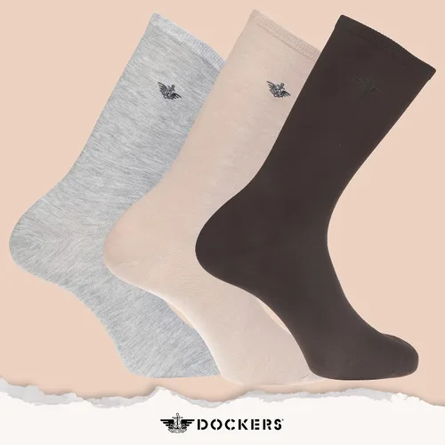 Vista 4 de Dockers Men's Performance Socks - 3-Pairs and 6-Pairs Athletic and Dress Crew Socks for Men