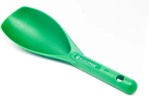 Vista 12 de Gold Prospecting Paydirt Scoop Pala de mano de plástico duradero Herramienta ligera para cacerear, dragar y cavar grietas Púrpura