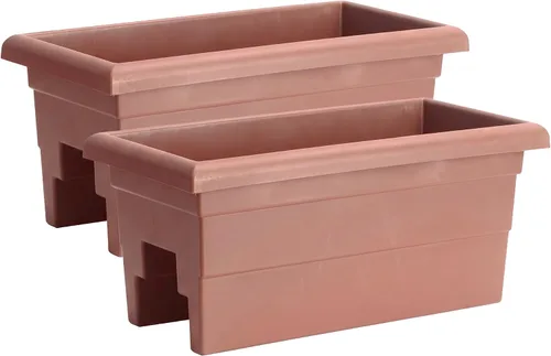 Vista 5 de Root & Vessel Jardinera Countryside Rail, Negro, 16