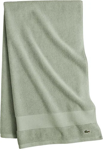 Vista 4 de Lacoste Heritage - Sábana de baño de 100 % algodón Supima, aloe, 35" x 70", altamente absorbente y de secado rápido, toalla de baño súper suave