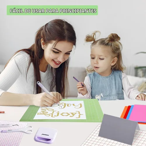 Vista 7 de HAWERSI Ultimate Accessories Bundle compatible con Joy Xtra, Makers y All Explore Air, kit de inicio de manualidades de 79 piezas con vinilo