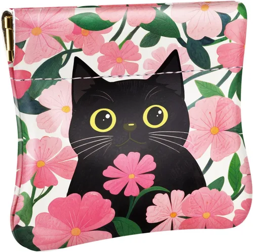Vista 12 de Travelambo Monedero de piel a presión para hombre y mujer 01 Vintage Negro