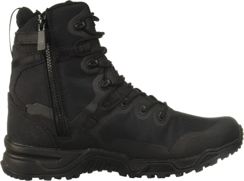 Vista 7 de Original SWAT Alpha Fury - Botas tácticas con cremallera lateral de 8 pulgadas zapatos ligeros de alto rendimiento aptas para aeropuertos color negro