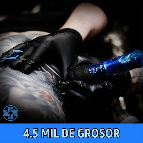 Vista 4 de Saniderm - Guantes de tatuaje de nitrilo XS - 4.5 mil caja de 100