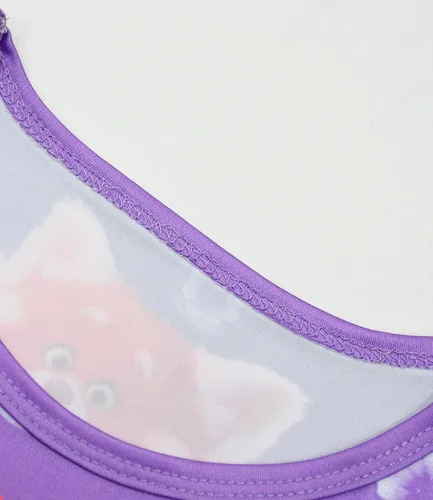 Vista 6 de Wekoyaee Vestidos casuales de verano para niñas, trajes lindos de princesa de dibujos animados