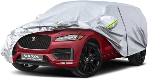 Vista 121 de KouKou Funda impermeable para automóvil SUV adecuada para BMW X1 de 2009 a 2025, 7 capas a prueba de viento para todo tipo de clima, cubierta