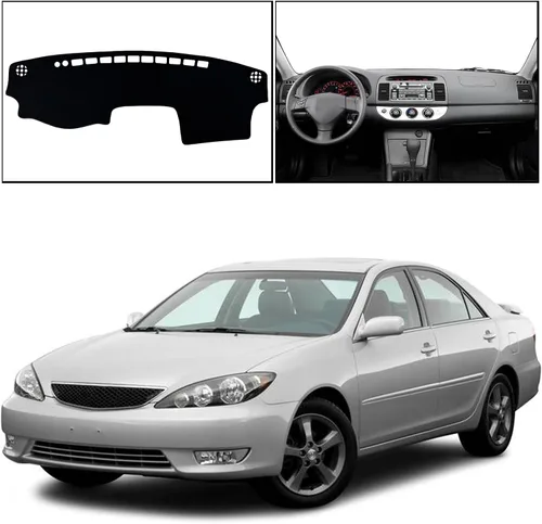 Vista 6 de Alfombrilla para Salpicadero Cubierta Interior Protector de Tablero Compatible con Toyota Camry LE XLE SE Sedán 2002 2003 2004 2005 2006 Alfombrilla
