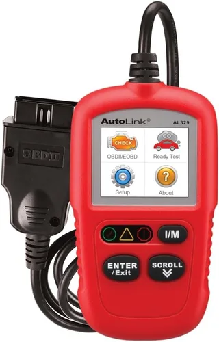 Vista 2 de Autel Autolink Al329 (Actualización de AL319) Lector de Códigos OBDII Escáner