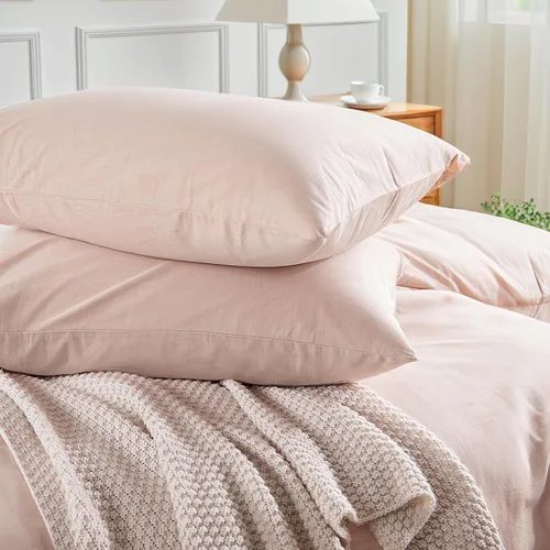 Vista 89 de NEXHOME PRO Funda de edredón Twin XL 100% algodón lavado, transpirable, duradera, texturizada, similar al lino, juego de ropa de cama para el hogar