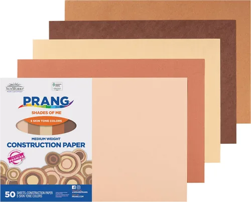 Vista 4 de Pacon, papel de construcción, Multicultural, en varios colores, Variados 12" x 18