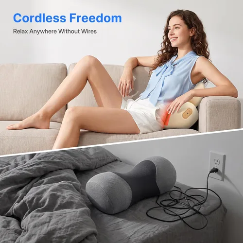 Vista 6 de Almohada masajeadora de cuello Shiatsu con masaje, calor y tracción Avena
