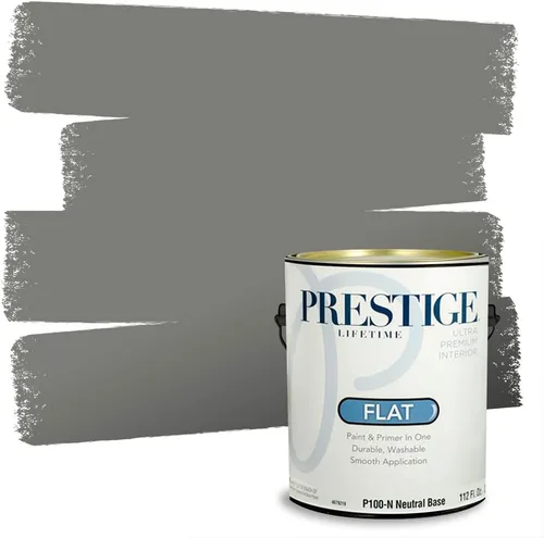 Vista 189 de PRESTIGE Paints - Pintura interior e imprimación en uno, 1 galón, cáscara de huevo, pimienta envejecida