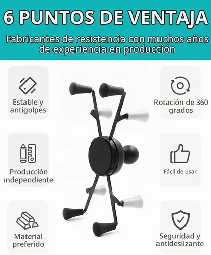Vista 5 de Soporte para tablet Strg con bola de 1" compatible con brazos de bola de 1" y soportes de bola Tablet Holder for 6" Tablets Compatible with RAM