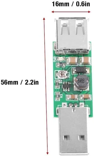 Vista 9 de Módulo convertidor Boost, ajustable de 5 V a 6-15 V DC-DC Step-Up Fuente de alimentación compacta y duradera para proyectos de electrónica DIY