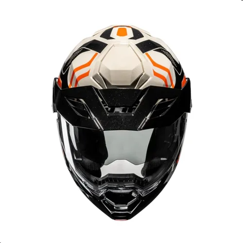 Vista 4 de HJC i80 Velly - Casco modular para motocicleta con protector facial HJ-44 Pin-lock, aprobado por DOT (MC7, X-Small)