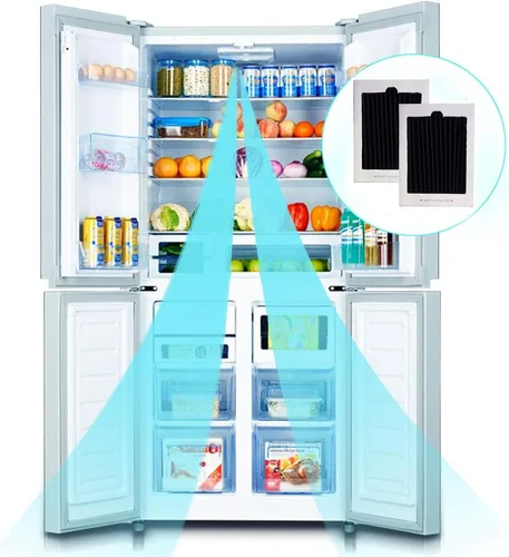 Vista 4 de Paquete de 3 filtros de aire para refrigerador Frigidaire PAULTRA Pure Air Ultra y Electrolux EAFCBF 242047801, 242047804, 241754001, 241754002
