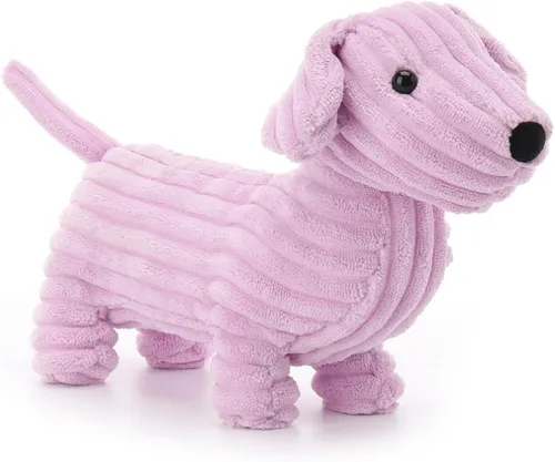 Vista 7 de Apricot Lamb Henry Dachshund - Animales de peluche para niños, suaves y lindos juguetes de peluche para bebé niña y niño, 10.6 pulgadas
