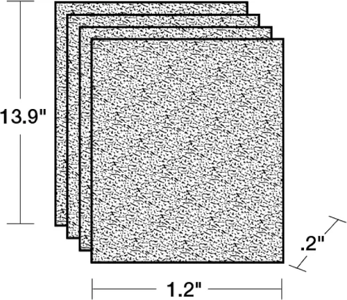 Vista 7 de Honeywell HRF-A200 - Filtro de aire para purificador de aire, paquete de 4 – Filtro de aire de alérgenos dirigido a polvo, compuestos orgánicos