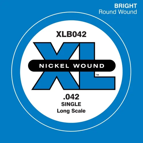 Vista 5 de D'Addario XLB020P Guitarra Bajo de Acero Liso Cuerda Simple, Escala Larga, .020