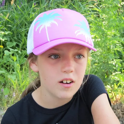 Vista 5 de Grace Folly Gorra de béisbol para niños y niñas de 5 a 12 años