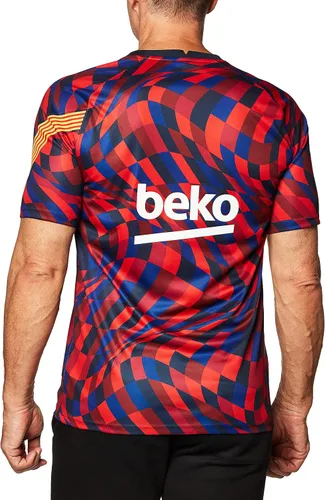 Vista 3 de Nike FC Barcelona Men's Short-Sleeve Soccer Top