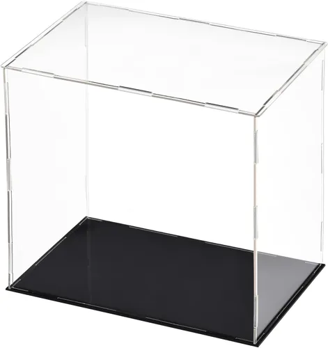 Vista 12 de DMiotech 1 caja de exhibición de acrílico transparente a prueba de polvo, 3.9 x 3.9 x 3.9 pulgadas para coleccionables