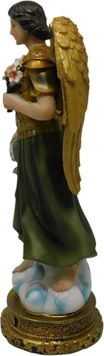 Vista 2 de Mi Santuario Gabriel Arcangel - Figura religiosa de resina (11.8 in)